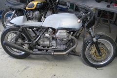 Moto Guzzi LeMans 2 II Cafe Racer Umbau Custom 72 Speedshop Restaurierung Restauration Altes Eisen